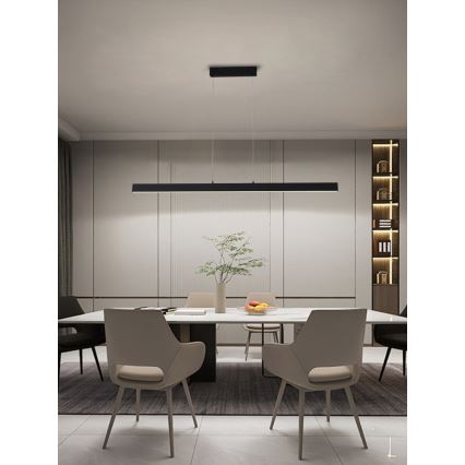 Immax NEO 07234L - Dimmbare LED-Hängeleuchte an Schnur NEO LITE TRIANGOLO LED/28W/230V Wi-Fi Tuya 2700-6500K + Fernbedienung