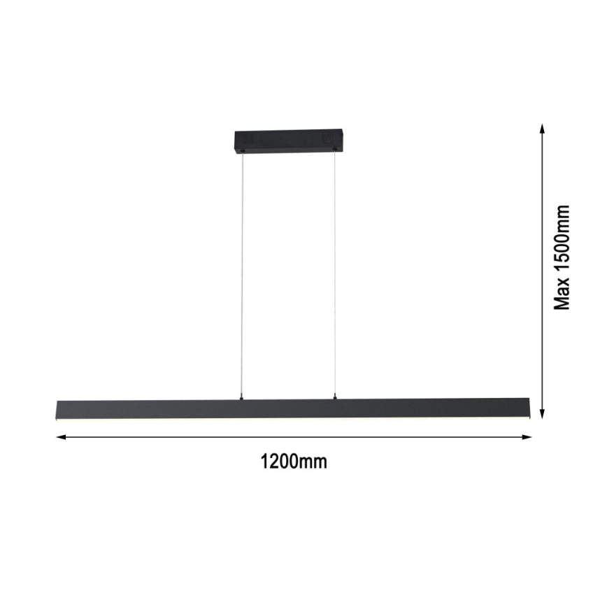 Immax NEO 07234L - Dimmbare LED-Hängeleuchte an Schnur NEO LITE TRIANGOLO LED/28W/230V Wi-Fi Tuya 2700-6500K + Fernbedienung