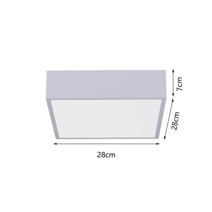 Immax NEO 07238L - LED dimmbares Deckenleuchte CANTO LED/22W/230V weiß Tuya + Fernbedienung