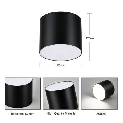 Immax NEO 07244L - LED dimmbares Deckenleuchte RONDATE LED/32W/230V 16,5 cm Wi-Fi Tuya