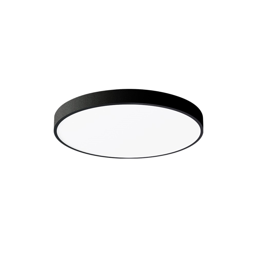 Immax NEO 07248L - Dimmbare LED-Deckenleuchte NEO LITE SEMPLICI LED/36W/230V 3000-6000K Wi-Fi Tuya schwarz + Fernbedienung