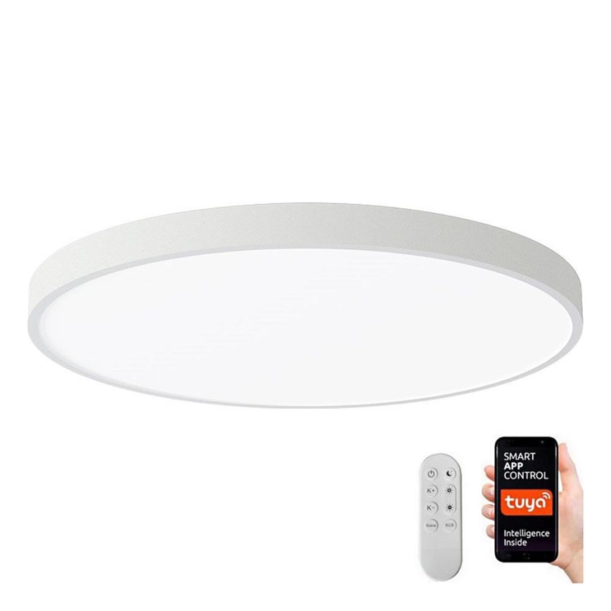 Immax NEO 07253L - Dimmbare LED-Deckenleuchte NEO LITE SEMPLICI LED/60W/230V 3000-6000K Wi-Fi Tuya weiß + Fernbedienung