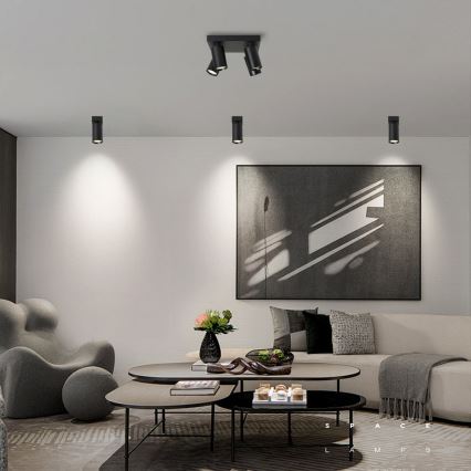Immax NEO 07266W - LED RGB+CCT dimmbare Einbauleuchte NEO LITE PUNTO 4xGU10/6W/230V Wi-Fi Tuya