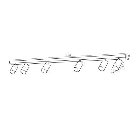 Immax NEO 07269Z - LED RGB+CCT dimmbares Einbauleuchte NEO PUNTO 6xGU10/4,8W/230V Tuya