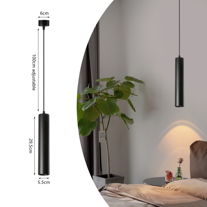 Immax NEO 07270W - RGB+CCT Dimmbare LED-Hängeleuchte NEO LITE PUNTO 1xGU10/6W/230V Wi-Fi Tuya