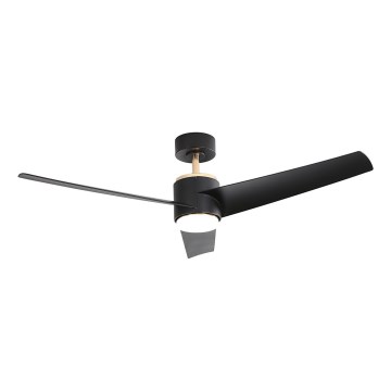 Immax NEO 07280L - Dimmbarer LED-Deckenventilator BEAUTY LED/18W/230V Wi-Fi Tuya schwarz + Fernbedienung