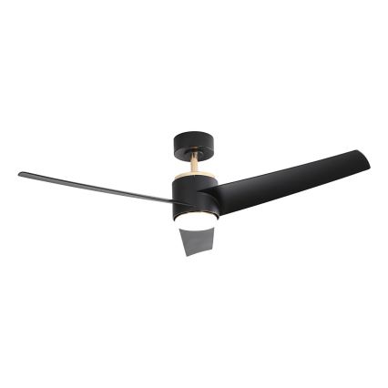 Immax NEO 07280L - LED-Deckenventilator BEAUTY LED/18W/230V Wi-Fi Tuya schwarz d 132 cm + Fernbedienung