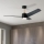 Immax NEO 07280L - LED-Deckenventilator BEAUTY LED/18W/230V Wi-Fi Tuya schwarz d 132 cm + Fernbedienung