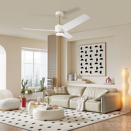 Immax NEO 07281L - LED+CCT dimmbarer Deckenventilator BEAUTY LED/18W/230V 3000/4000/6000K Wi-Fi Tuya + Fernbedienung