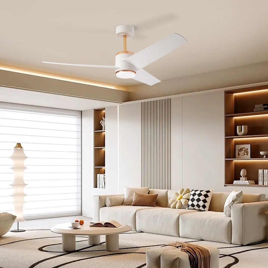 Immax NEO 07281L - LED+CCT dimmbarer Deckenventilator BEAUTY LED/18W/230V 3000/4000/6000K Wi-Fi Tuya + Fernbedienung