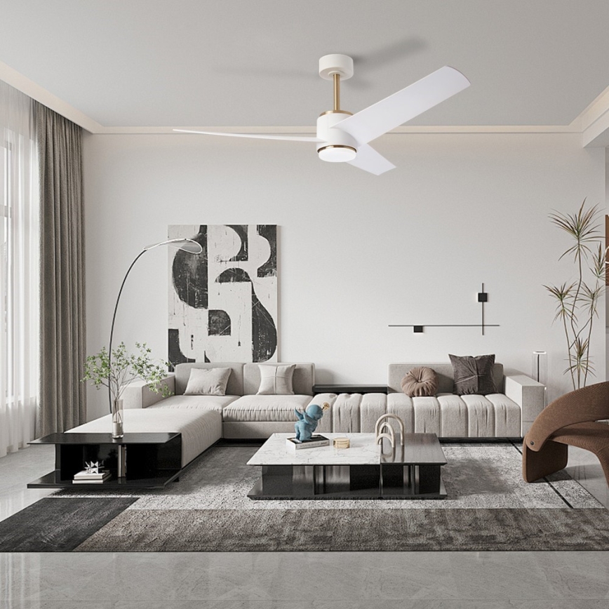 Immax NEO 07281L - LED+CCT dimmbarer Deckenventilator BEAUTY LED/18W/230V 3000/4000/6000K Wi-Fi Tuya + Fernbedienung