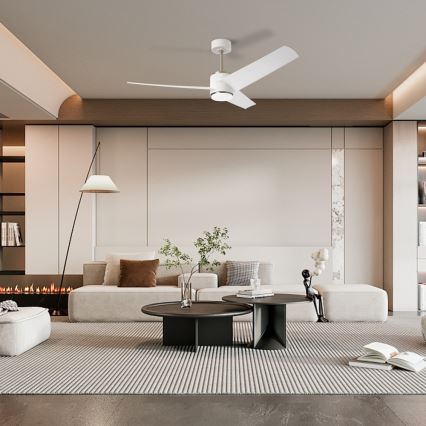 Immax NEO 07282L - LED+CCT Dimmbarer Deckenventilator BEAUTY LED/18W/230V 3000/4000/6000K Wi-Fi Tuya + Fernbedienung