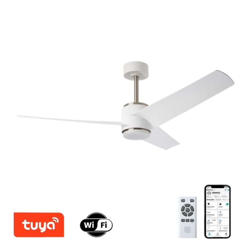 Immax NEO 07282L - LED+CCT Dimmbarer Deckenventilator BEAUTY LED/18W/230V 3000/4000/6000K Wi-Fi Tuya + Fernbedienung