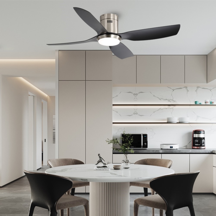 Immax NEO 07282L - LED+CCT Dimmbarer Deckenventilator PURE LED/24W/230V 3000/4000/6000K Wi-Fi Tuya + Fernbedienung