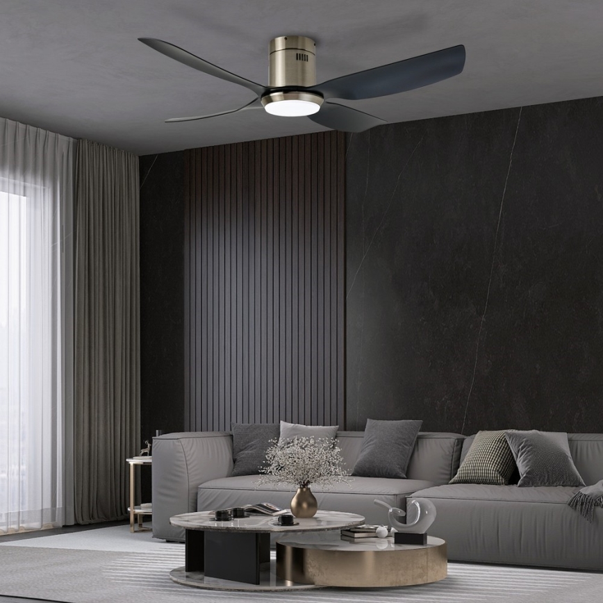 Immax NEO 07282L - LED+CCT Dimmbarer Deckenventilator PURE LED/24W/230V 3000/4000/6000K Wi-Fi Tuya + Fernbedienung