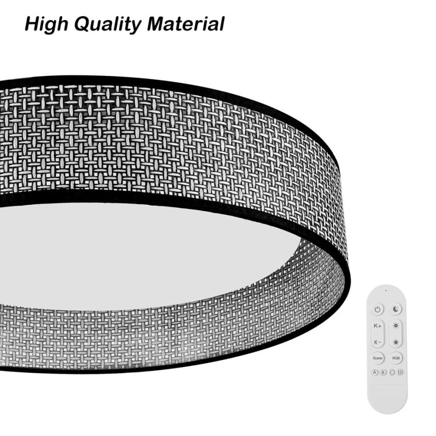 Immax NEO 07287L - LED+CCT dimmbare Deckenleuchte LONA LED/36W/230V 3000-6000K Wi-Fi Tuya Ø 45,5 cm+ Fernbedienung