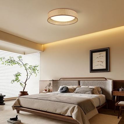 Immax NEO 07288L - LED+CCT, dimmbare Deckenleuchte LONA LED/36W/230V 3000-6000K Wi-Fi Tuya Ø 45,5 cm + Fernbedienung