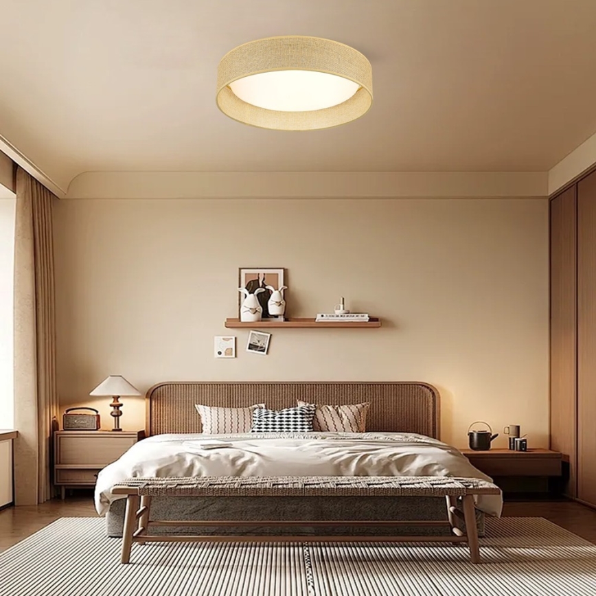 Immax NEO 07289L - LED+CCT dimmbare Deckenleuchte LONA LED/36W/230V 3000–6000K Wi‑Fi Tuya Ø 45,5 cm + Fernbedienung