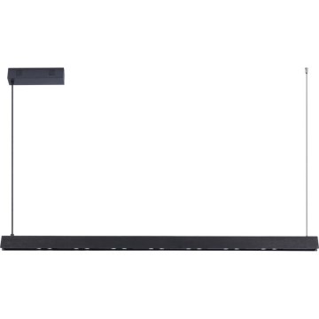 Immax NEO 07306L - MADEIRA LED dimmbare Pendelleuchte mit Seilabhängung LED/26W/230V Wi-Fi Tuya 122 cm schwarz + Fernbedienung