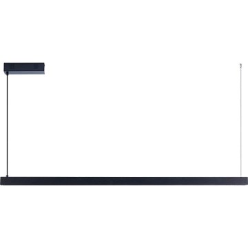 Immax NEO 07307L - dimmbare LED-Pendelleuchte mit Seilaufhängung MADEIRA LED/33W/230V Wi-Fi Tuya 152 cm schwarz + Fernbedienung