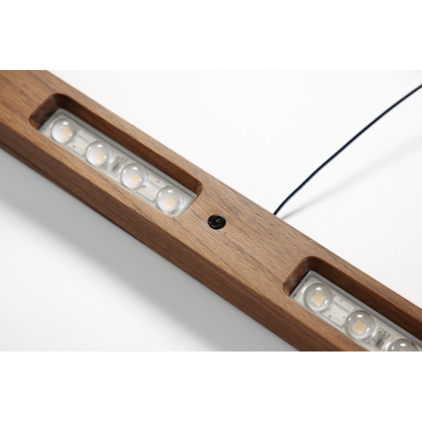Immax NEO 07309L - LED-dimmbare Pendelleuchte an Kabel mit Sensor MADEIRA LED/37W/230V 157 cm Walnuss