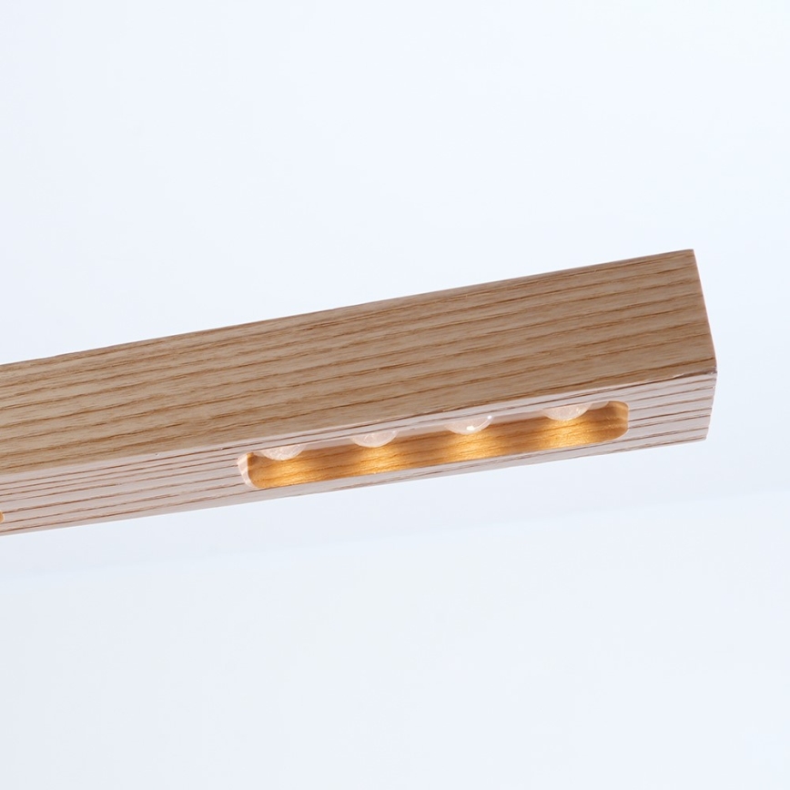 Immax NEO 07310L - LED-dimmbare Pendelleuchte an Kabel mit Sensor MADEIRA LED/37W/230V 157 cm Esche