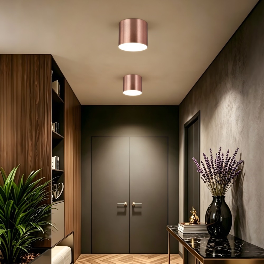 Immax NEO 07320L - dimmbare LED-Deckenleuchte RONDATE LED/32W/230V Ø 16,5 cm Wi-Fi Tuya Roségold