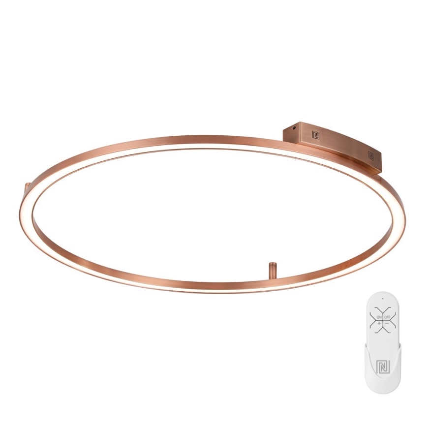 Immax NEO 07325-120C - dimmbar LED-Deckenleuchte FINO LED/72W/230V 120 cm Tuya Roségold + Fernbedienung