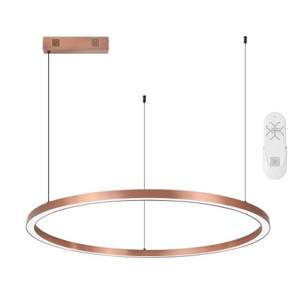 Immax NEO 07327L - LED dimmbare Hängeleuchte FINO an Seil LED/55W/230V 80 cm Tuya Roségold + Fernbedienung