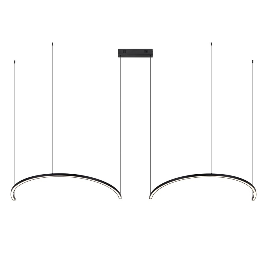 Immax NEO 07329L - LED-dimmbare Hängeleuchte an Stahlseil FINO LED/72W/230V 120 cm schwarz Tuya + Fernbedienung
