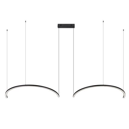 Immax NEO 07329L - LED-dimmbare Pendelleuchte an Kabel FINO LED/72W/230V 120 cm Tuya schwarz + Fernbedienung