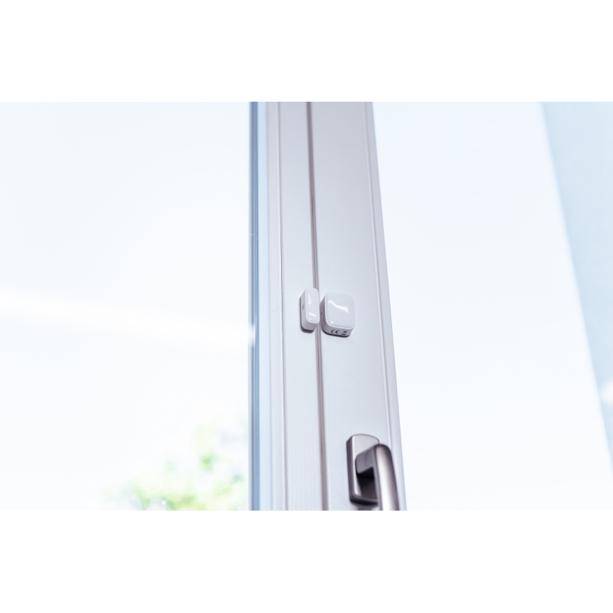 Immax NEO 07511L - SET 2x Magnetischer Fenster- und Türsensor SMART 1xCR2032  Zigbee Tuya
