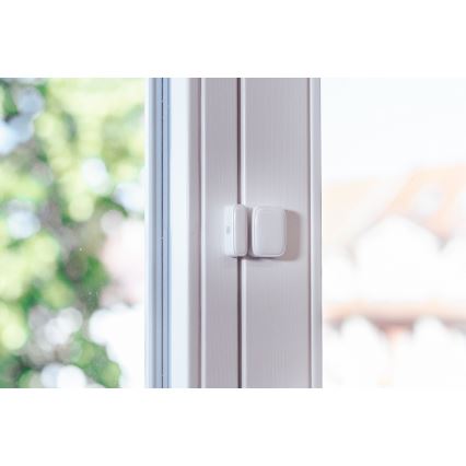 Immax NEO 07511L - SET 2x Magnetischer Fenster- und Türsensor SMART 1xCR2032  Zigbee Tuya