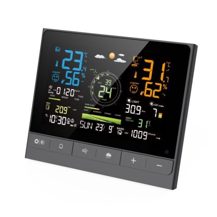 Immax NEO 07528L - Professionelle 7-in-1-Wetterstation NEO LITE SMART 5V/2xAAA + 3xAA