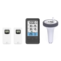 Immax NEO 07529L - Smart-Temperatursensor für Schwimmbecken + 2x Innenraumtemperatur- und Feuchtigkeitssensor Wi-Fi Tuya