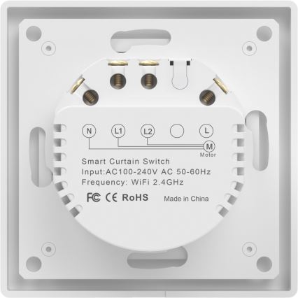 Immax NEO 07540L - Intelligenter Schalter zur Steuerung von Jalousien und Rollläden, 230 V, Wi‑Fi (Tuya)
