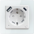 Immax NEO 07553L - Intelligente Steckdose E 16A/230V + 1x USB-A + 1x USB-C PD 20W