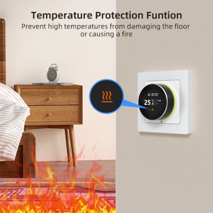 Immax NEO 07555L - Smart-Thermostat für elektrische Fußbodenheizung 230V/16A Tuya