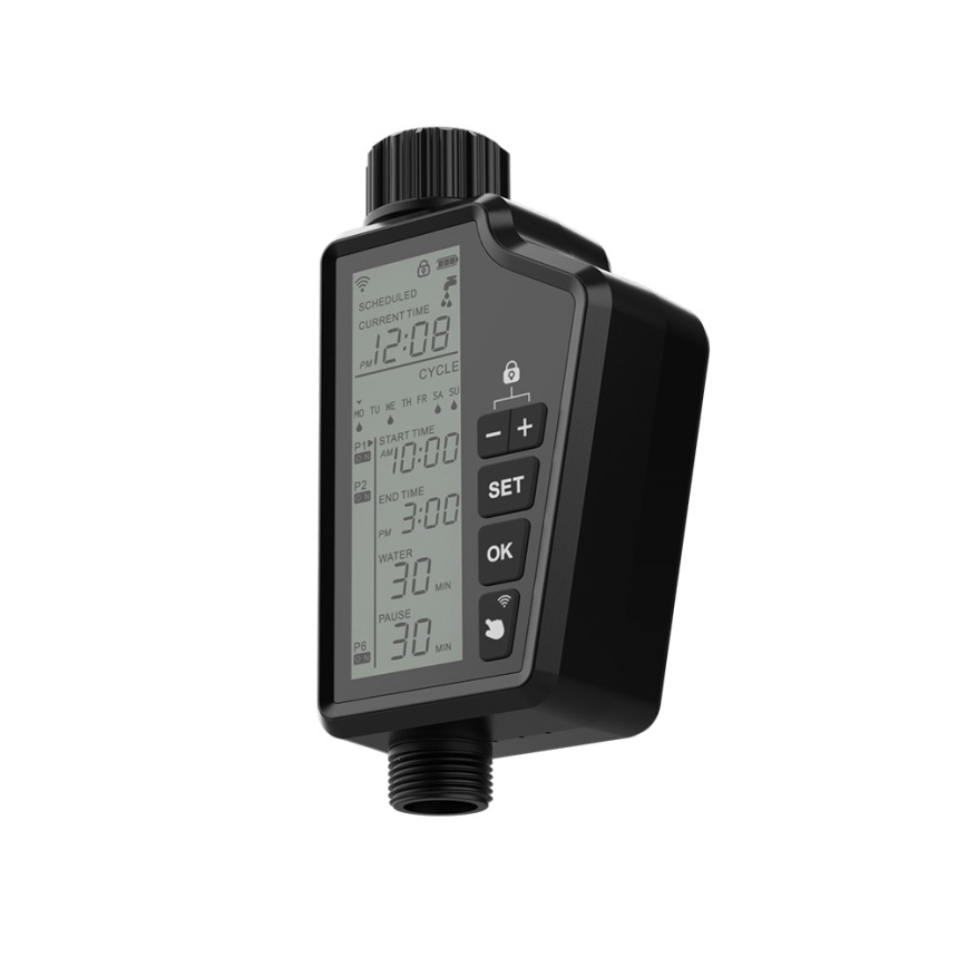 Immax NEO 07556L - Bewässerungsventil 4xAA IP65 Wi-Fi Tuya