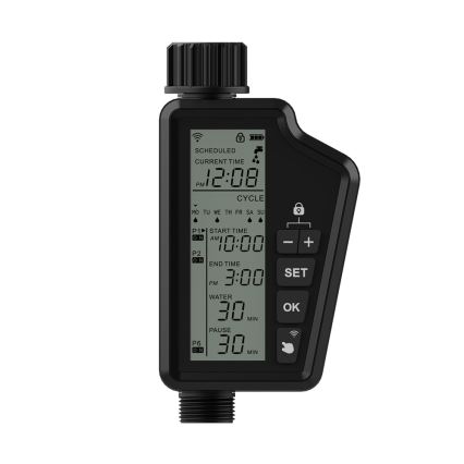 Immax NEO 07556L - Bewässerungsventil 4xAA IP65 Wi-Fi Tuya