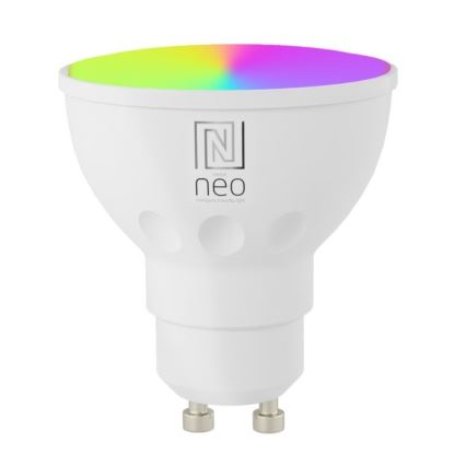 Immax NEO 07724CDO - 3er-Set LED RGB+CCT, dimmbares Leuchtmittel GU10/4,8W/230V, 2700–6500K, Wi-Fi Tuya + Fernbedienung