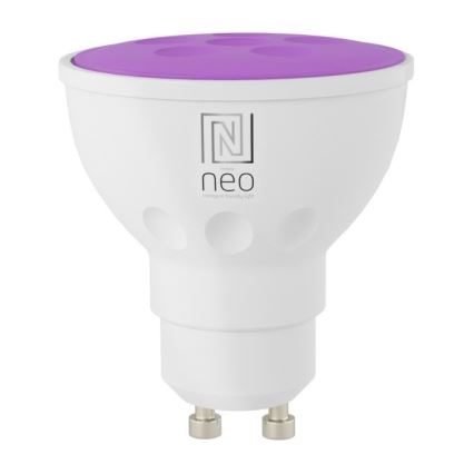 Immax NEO 07724CDO - 3er-Set LED RGB+CCT, dimmbares Leuchtmittel GU10/4,8W/230V, 2700–6500K, Wi-Fi Tuya + Fernbedienung