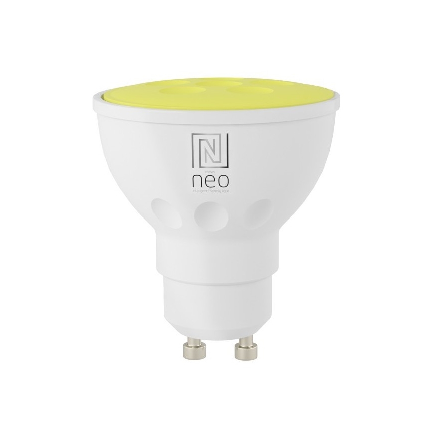 Immax NEO 07724L - RGB+CCT Dimmbares LED-Leuchtmittel GU10/4,8W/230V 2700K Wi-Fi Tuya