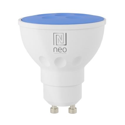 Immax NEO 07724L - RGB+CCT Dimmbares LED-Leuchtmittel GU10/4,8W/230V 2700K Wi-Fi Tuya