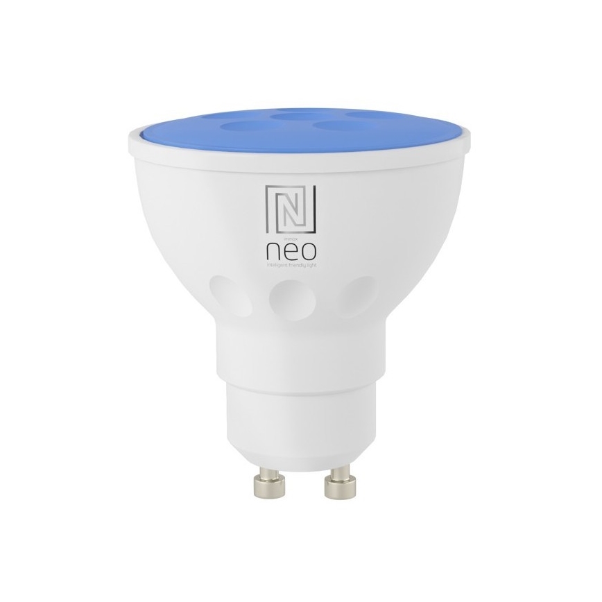 Immax NEO 07724L - RGB+CCT Dimmbares LED-Leuchtmittel GU10/4,8W/230V 2700K Wi-Fi Tuya