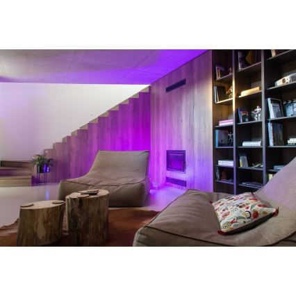 Immax NEO 07733CDO - SET 3x RGB+CCT Dimmbare LED-Glühbirne E27/11W/230V Wi-Fi Tuya + Fernbedienung