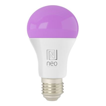 Immax NEO 07733L - LED RGB+CCT Dimmbare Glühbirne NEO LITE E27/11W/230V 2700 - 6500K Wi-Fi Tuya