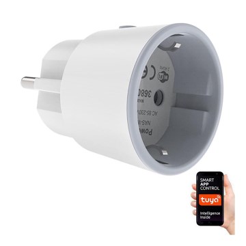 Immax NEO 07737L - Smart-Steckdose NEO LITE 3680W/230V/16A Wi-Fi Tuya SCHUKO