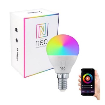 Immax NEO 07745L - LED RGB dimmbare Glühbirne E14/6W/230V 2700-6500K Wi-Fi Tuya