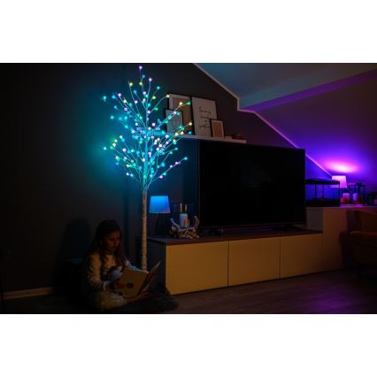 Immax NEO 07750L - LED RGB+CW Dimmbar für den Außenbereich Weihnachtsdekoration NEO LITE LED/7,2W/230V 1,8m IP44 Wi-Fi Tuya Baum